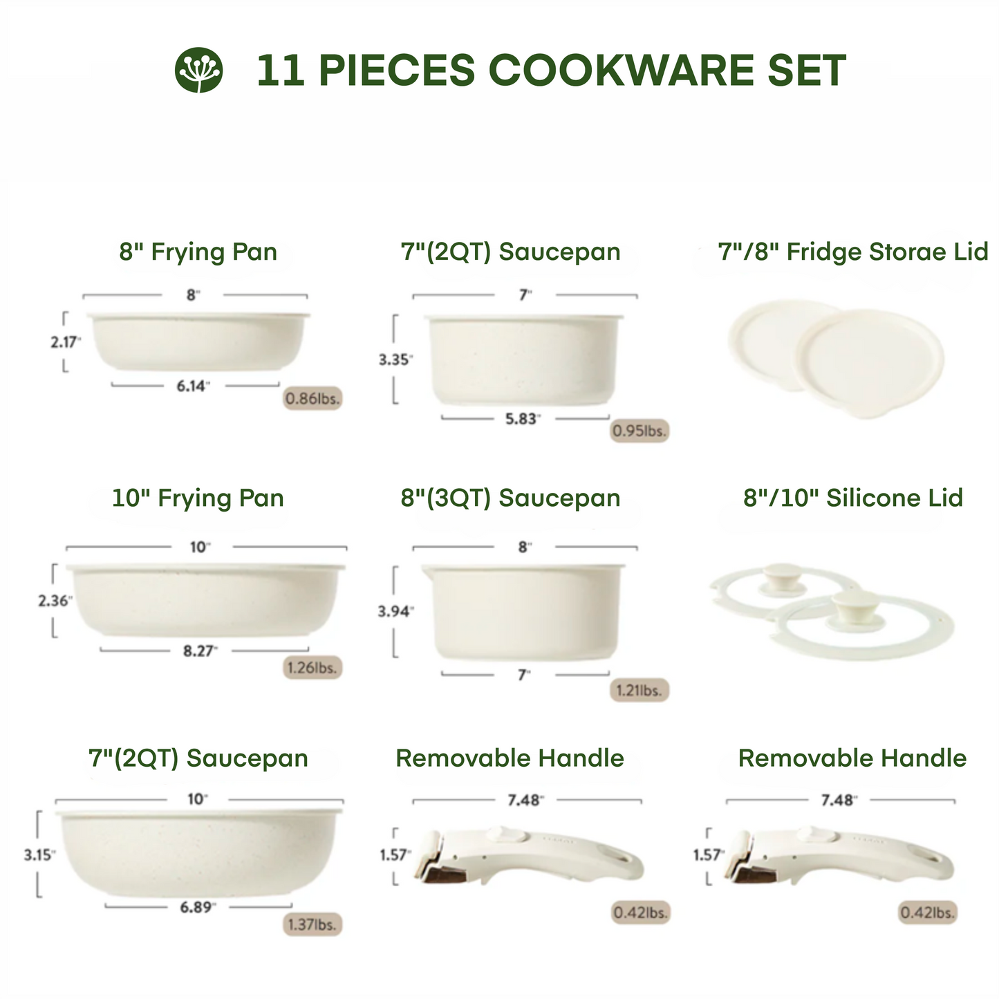 Non Stick Pots&Pans Set